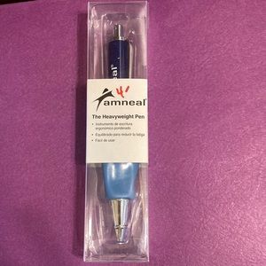 NIB Amneal blue  heavy weight pen with ergonomic grip